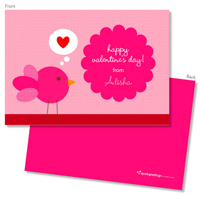 Spark & Spark Valentine's Day Exchange Cards - I Am Thinking Of Love